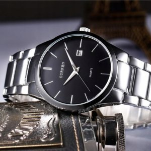 ZEGAREK MĘSKI CURREN KLASYCZNY STALOWY ELEGANCKI DATOWNIK 4 KOLORY PREZENT 5