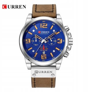 ZEGAREK MĘSKI CURREN KLASYCZNY ELEGANCKI CHRONOGRAF DATOWNIK 6 KOLORÓW 5