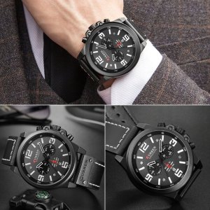 ZEGAREK MĘSKI CURREN KLASYCZNY ELEGANCKI CHRONOGRAF DATOWNIK 6 KOLORÓW 8