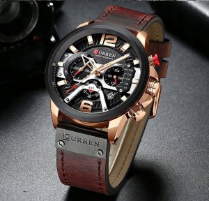 ZEGAREK MĘSKI CURREN ELEGANCKI KLASYCZNY CHRONOGRAF DATOWNIK 5 KOLORÓW 1