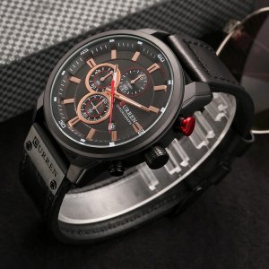 Zegarek Curren ZEGAREK MĘSKI CURREN KLASYCZNY ELEGANCKI CHRONOGRAF DATOWNIK 6 KOLORÓW 11