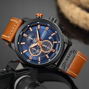 Zegarek Curren ZEGAREK MĘSKI CURREN KLASYCZNY ELEGANCKI CHRONOGRAF DATOWNIK 6 KOLORÓW 2