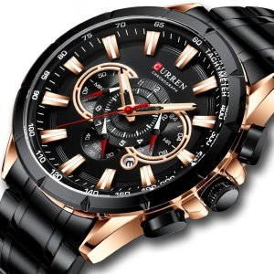 ZEGAREK MĘSKI CURREN KLASYCZNY ELEGANCKI CHRONOGRAF DATOWNIK 5 KOLORÓW 1