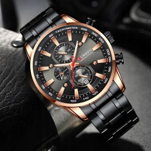 ZEGAREK MĘSKI CURREN KLASYCZNY ELEGANCKI CHRONOGRAF DATOWNIK 6 KOLORÓW 5