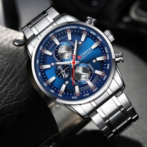 ZEGAREK MĘSKI CURREN KLASYCZNY ELEGANCKI CHRONOGRAF DATOWNIK 6 KOLORÓW 7
