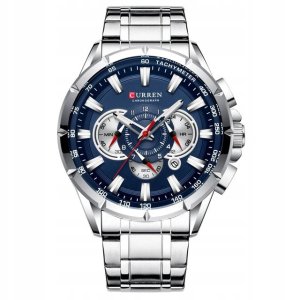 ZEGAREK MĘSKI CURREN KLASYCZNY ELEGANCKI CHRONOGRAF DATOWNIK 5 KOLORÓW 1