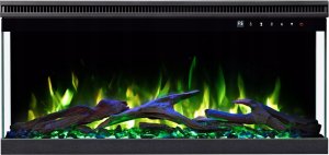 Aflamo Unique PRO 80 cm, Kominek elektryczny LED do zabudowy 3