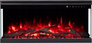 Aflamo Unique PRO 80 cm, Kominek elektryczny LED do zabudowy 6