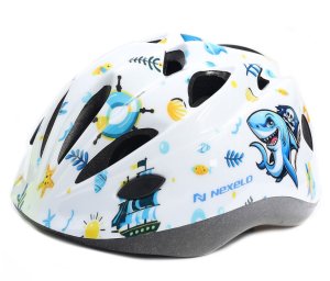KASK ROWEROWY MŁODZIEŻOWY REGULOWANY KASK Z DASZKIEM NA ROWER 48-52 CM 1
