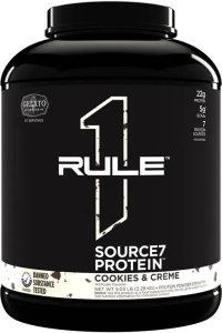 Rule One - Odżywka Białkowa Source7 Protein, Cookies & Creme Gelato, Proszek 2280g 1