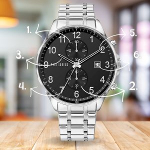 Zegarek Paul Lorens Zegarek męski GHOST-PL20002B-1C1 3