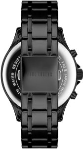 Zegarek Paul Lorens Zegarek męski czarny elegancki na bransolecie GHOST PL20002B-1A5 4