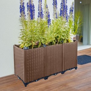 Grządka podwyższana modułowa ogrodowa 120 x 40 x 52 cm Multiflex 52 2