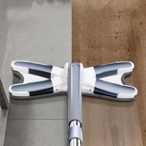 Płaski obrotowy X-Mop z wyciskaczem + wiadro + nakładka - kompletny zestaw 4