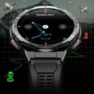 Smartwatch Rubicon SMARTWATCH z GPS męski na bransolecie czarny 6