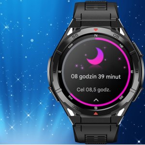 Smartwatch Rubicon SMARTWATCH z GPS męski na bransolecie czarny 7