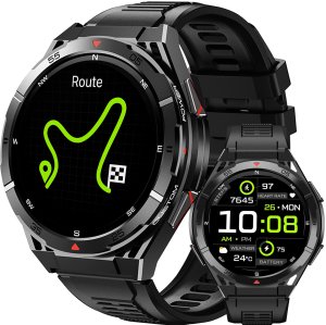 Smartwatch Rubicon SMARTWATCH z GPS męski na bransolecie czarny 8