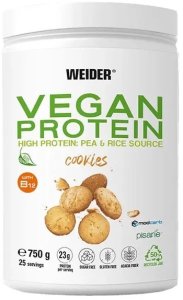 Weider - Odżywka Białkowa Vegan Protein, Smak Ciasteczkowy, Proszek 750g 1