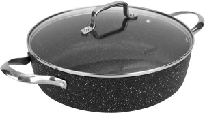 Garnek z pokrywką 28 cm na indukcję Alu Crossroad 2
