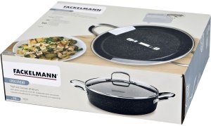 Garnek z pokrywką 28 cm na indukcję Alu Crossroad 7