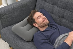 Bestway Dmuchana Poduszka Welurowa Szara 42 cm Bestway 67121 8