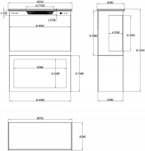 Aflamo Wkład TOWER + STOJAK 71, wkład elektryczny LED AFLAMO PLUS z DŹWIĘKIEM 2