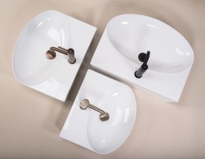 Umywalka nablatowa / ścienna Rea Kim 60 5