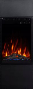 Aflamo Kominek elektryczny MILOS 3D 40 Czarny + DŹWIĘK - 6