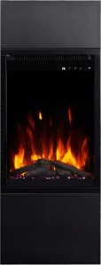 Aflamo Kominek elektryczny MILOS 3D 40 Czarny + DŹWIĘK - 7