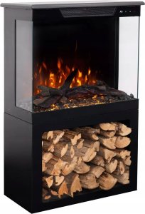 Aflamo Wkład TOWER + STOJAK 61, wkład elektryczny LED AFLAMO PLUS z DŹWIĘKIEM 5