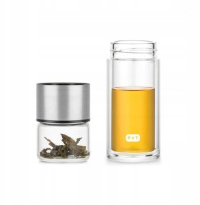 Paper & Tea - Nomad - Butelka z zaparzaczem do herbaty - Przezroczysta 11