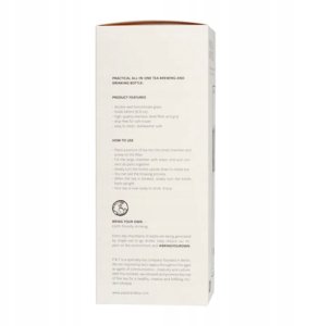 Paper & Tea - Nomad - Butelka z zaparzaczem do herbaty - Przezroczysta 10