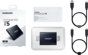 Dysk zewnętrzny SSD Samsung Portable SSD T5 1TB USB 3.2 Gen. 2 Czarny (MU-PA1T0B/EU) 11