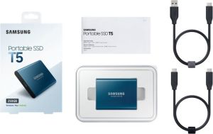 Dysk zewnętrzny SSD Samsung T5 500GB Niebieski (MU-PA500B/EU) 12