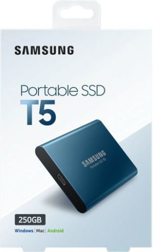 Dysk zewnętrzny SSD Samsung T5 500GB Niebieski (MU-PA500B/EU) 8