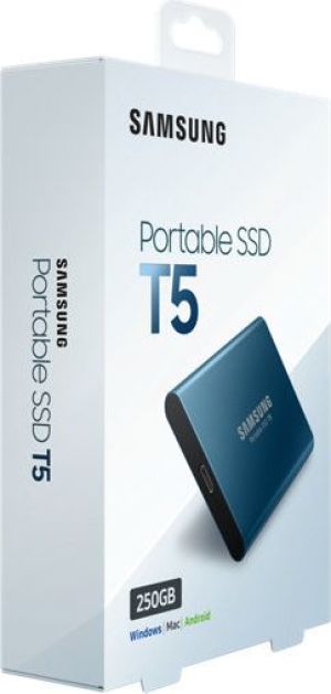 Dysk zewnętrzny SSD Samsung T5 500GB Niebieski (MU-PA500B/EU) 10