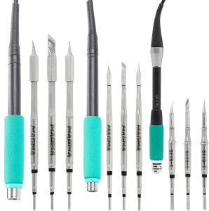 Techrebal Stacja Lutownicza Lutownica Precyzyjna Aifen A5 Pro 120W 9 Grotów C245 C210 C115 Podstawka Czyścik 13