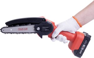 Pilarka Piła Łańcuchowa P06 6" Zestaw w Walizce 2x Bateria 2x Łańcuch 6