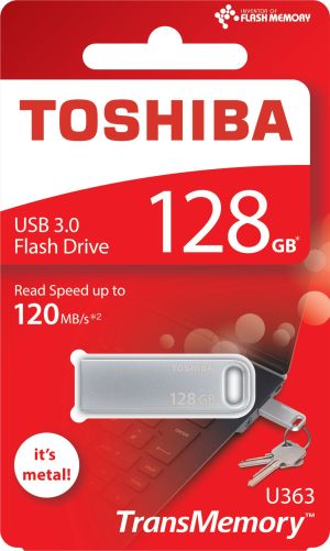 Pendrive Toshiba TransMemory U363 128GB Metal (THN-U363S1280E4) 1