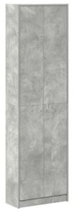 vidaXL Szafa Szara Betonowa 55x25x189 cm z drewna inżynieryjnego 3