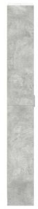vidaXL Szafa Szara Betonowa 55x25x189 cm z drewna inżynieryjnego 9
