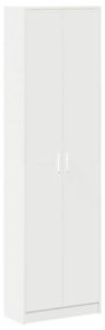 vidaXL Szafa  Biała 55x25x189 cm z płyty wiórowej 3