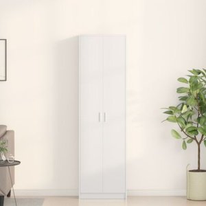 vidaXL Szafa  Biała 55x25x189 cm z płyty wiórowej 4