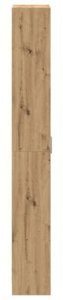 vidaXL Dąb Rzemieślniczy 55x25x189 cm Drewno Inżynieryjne 9