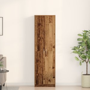 vidaXL Garderoba z odzyskanego drewna 55x25x189 cm Drewno inżynieryjne 1