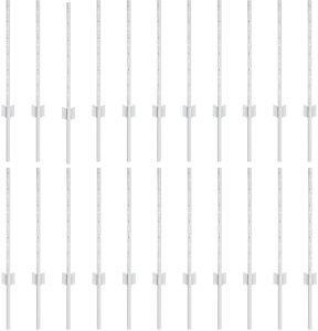 vidaXL Słupy ogrodzeniowe  22 szt. U-Channel Srebrny 100 cm Stal 2