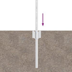 vidaXL Słupki ogrodzeniowe 44 szt U-Channel Srebrne 120 cm Stal 4