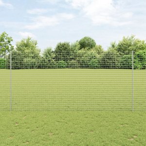 vidaXL Słupki ogrodzeniowe  88 szt. U-Channel Srebrne 200 cm Stal 1