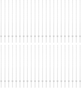 vidaXL Słupki ogrodzeniowe  88 szt. U-Channel Srebrne 200 cm Stal 2
