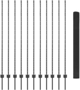 vidaXL Ogrodzenie z drutu spawanego z 22 słupkami U szare 1,5x25 m stalowe 2